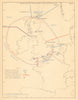 UK Maritime Defence organisation 1939. World War 2. Operation Sealion 1957 map