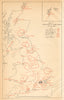 UK Home Forces disposition 1st May 1940. World War 2. Operation Sealion 1957 map