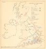 UK Home Forces disposition May 1941. Defence. Sealion. World War 2 1957 map