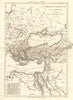 Imperium Romanum, pars Orientalis. Roman Empire, eastern part. BONNE 1789 map