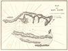Plan of the Nacri Islands. 'Plan des Iles Nacry'. Greece. GAUTTIER 1854 map