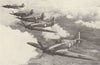 Hurricanes of 73 Squadron over France 1939-40. World War 2. Royal Air Force 1953
