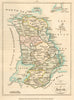 County of Antrim, Ulster. Antique copperplate map by Scalé / Sayer 1776