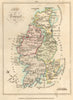 County of Donegall, Ulster. Antique copperplate map by Scalé / Sayer 1776