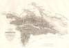 Canton de Thurgovie. Thurgau Thurgovia Turgovia. Schweiz. DUVOTENAY 1837 map