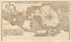 A plan of Cartagena. Colombia. GENTS MAG 1740 old antique map chart