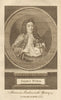 James/Giacomo & Matteo Poro in London in 1714. Conjoined twins 1777 old print