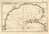Agusta. Plan of the Bay of Augusta. Sicily, Italy. ROUX 1804 old antique map
