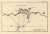 Tripoli (Sirie). Plan of the Port and Bay of Tripoli. Lebanon. ROUX 1804 map