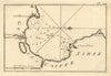 Golfe de Caiffe (Sirie). Port & Bay of Haifa. Acre / Akko. Israel. ROUX 1804 map