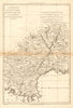Gouvernements de Languedoc, de Roussillon et de Foix. SW France. BONNE 1787 map