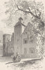 GERMANY. Stein's House, Nassau 1903 old antique vintage print picture