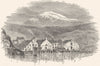 NORWAY. Part of Christiansand Harbour. Kristiansund. SMALL 1890 old print