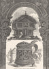 NORWAY. Carved Lintel, Stabur and Tankards 1890 old antique print picture