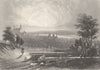 GERMANY. Fulda c1856 old antique vintage print picture