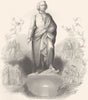 MUSIC. Mozart c1856 old antique vintage print picture