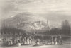 GERMANY. Baden Baden c1856 old antique vintage print picture