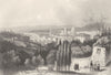 ITALY. Florence c1856 old antique vintage print picture
