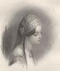 GREECE. Theresa-maid of Athens; Finden 1833 old antique vintage print picture