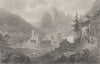 SWITZERLAND. The Simplon ; Finden 1833 old antique vintage print picture