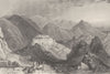 GREECE. Suli's rocks. of Suli; Finden 1834 old antique vintage print picture