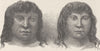 BRAZIL. Miranhas Indians, from the Rio Negro 1890 old antique print picture