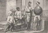 INDIA. Rajputs, from Rajasthan 1892 old antique vintage print picture