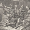 JAPAN. Japanese soldiers in the ancient armour 1892 antique print picture