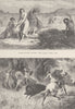 IRON AGE. Agriculture and the chase during the Early Iron Age 1893 old print
