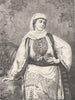 GREECE. Greek woman of Elefsina/Elefsina 1894 old antique print picture