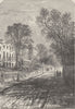 CAMBERWELL. Grove Lane, Camberwell. London c1880 old antique print picture