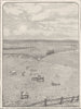 QUEENSLAND. South . Darking downs from King's creek 1890 old antique print