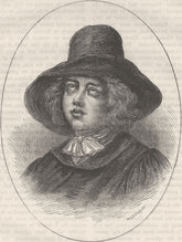 CLERGY. George fox c1880 old antique vintage print picture