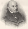 POLITICS. John Quincy Adams c1880 old antique vintage print picture