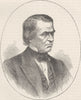 POLITICS. Civil War. Andrew Johnson c1880 old antique vintage print picture