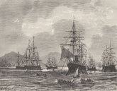 SHIPS. Introduction. L'Escadre de Mediterranee 1881 old antique print picture