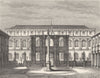 PARIS. Introduction. Ecole Beaux-Arts, a 1881 old antique print picture
