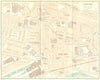 YORKS. Leeds Town Plan 1924 old antique vintage map chart