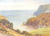 DEVON. Bolt Head, Salcombe 1931 old vintage print picture