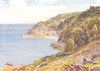 DEVON. Babbacombe, Torquay 1931 old vintage print picture