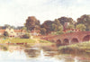 Sonning, Berkshire by Sutton Palmer 1920 old antique vintage print picture