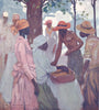 WEST INDIES. A Gingerbread-Seller, St. Lucia 1905 old antique print picture