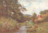 SURREY. A Stream Shalford 1912 old antique vintage print picture
