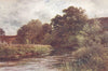 TILFORD. Wey valley. Wey at Hankley Common 1912 old antique print picture