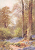 SURREY. Mole valley. Bluebells, Ripley 1912 old antique vintage print picture