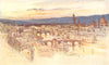 FIRENZE FLORENCE. from the Piazzale Michelangelo, San Miniato. Italy 1905