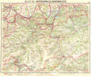 AUSTRIA. Mittenwald-Innsbruck 1936 old vintage map plan chart