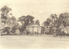 WARE. Youngsbury. Hertfordshire. By Louisa Puller 1946 old vintage print