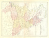 BALKANS. Turkey in Europe & Greece 1870 old antique vintage map plan chart