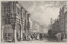 DEVON. Guildhall, Fore Street, Exeter 1829 old antique vintage print picture
